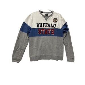 Buffalo State Varsity Sweatshirt Cotton Size M